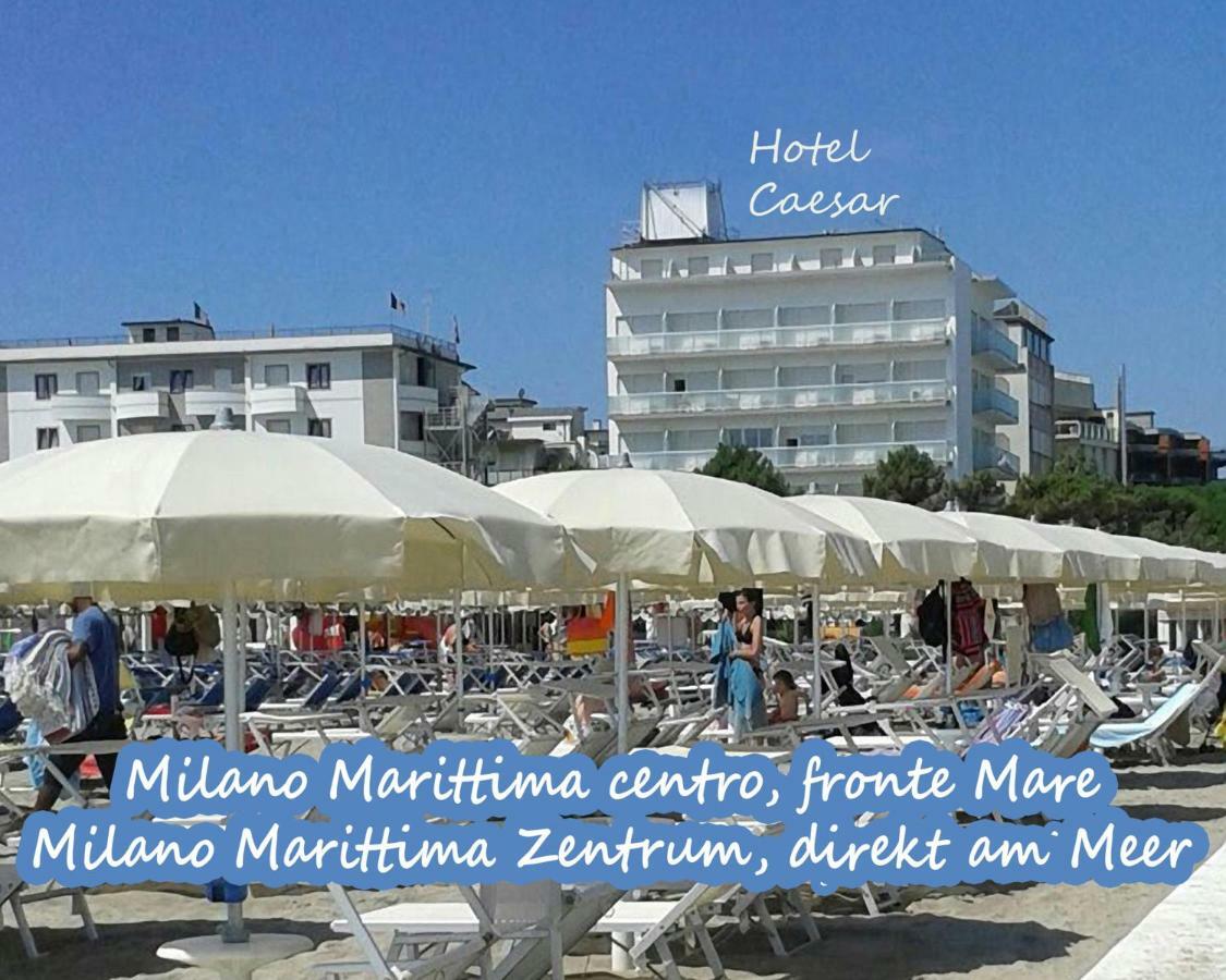Hotel Caesar Bed And Breakfast Milano Marittima Exterior foto
